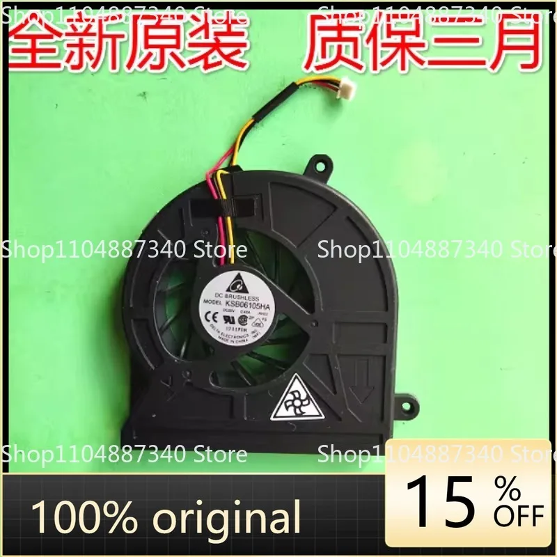 Ventilador de Repuesto para Laptop DELTA KSB06105HA-AH22, Ventilador de CPU de Alto Rendimiento para Sistema de Refrigeración de Laptop