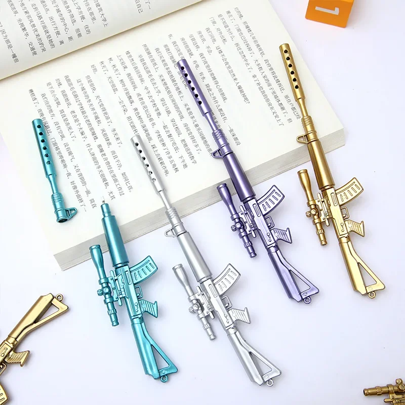 Wholesale creative machine gun styling gender-neutral pen, novelty student stationery, office signature pen