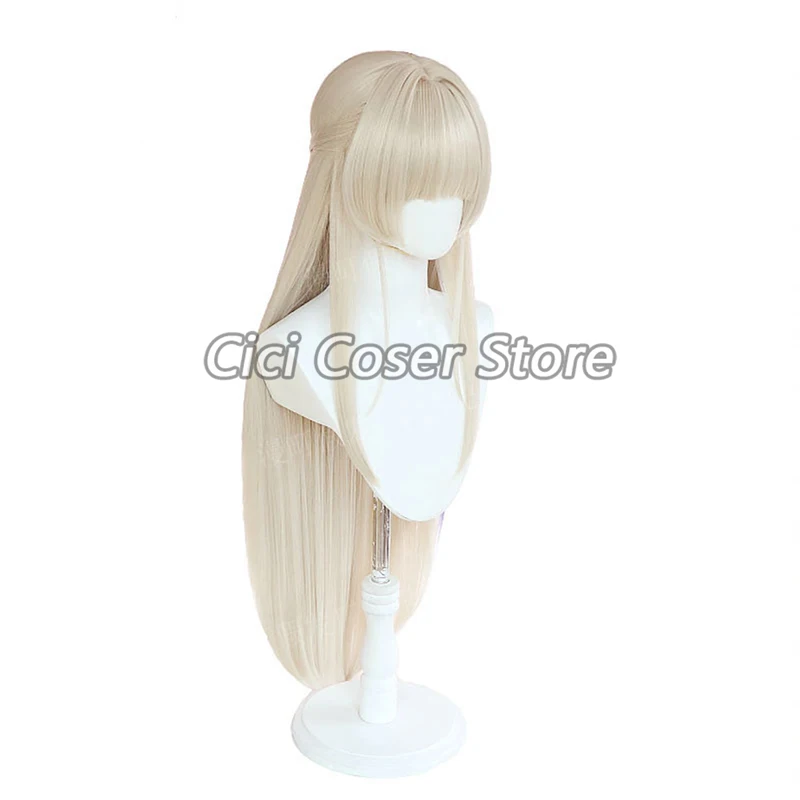 Perruque de Cosplay Anime Game Blue Archive, Cheveux Longs Blonds, Perruques Synthétiques Roleplay, Halo Sauna Wear, Asuma Toki Bunny Girls,