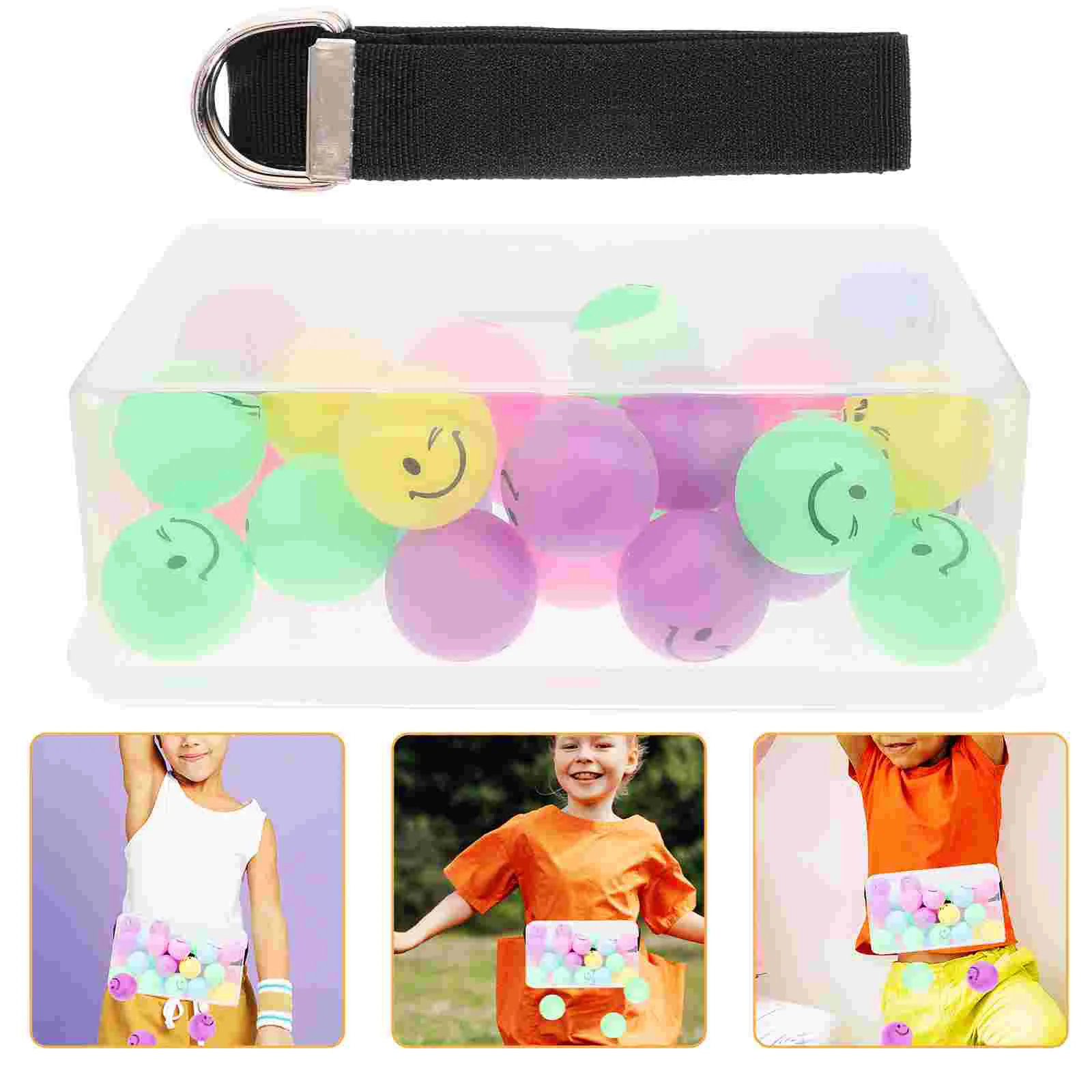 

Toyvian Set Strap Shake Box Children Kids Shaking Game Developmental Sports Table Tennis Balls Family Games Kids