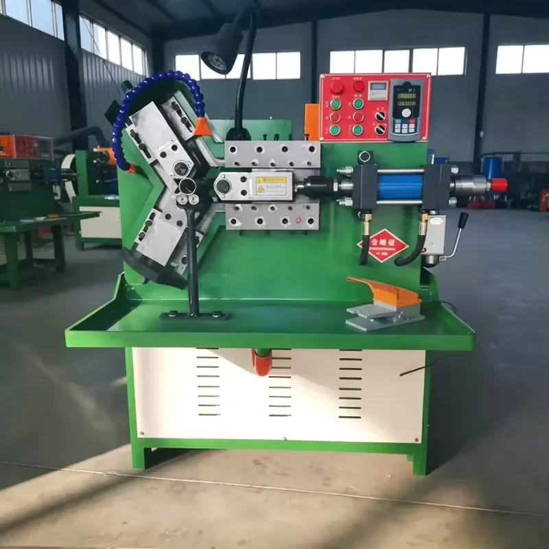 CE Certification 4.5KW Three Axis Hydraulic Thread Rolling Machine 6-40mm Processing Diameter for Stainless Steel Pipe Thread