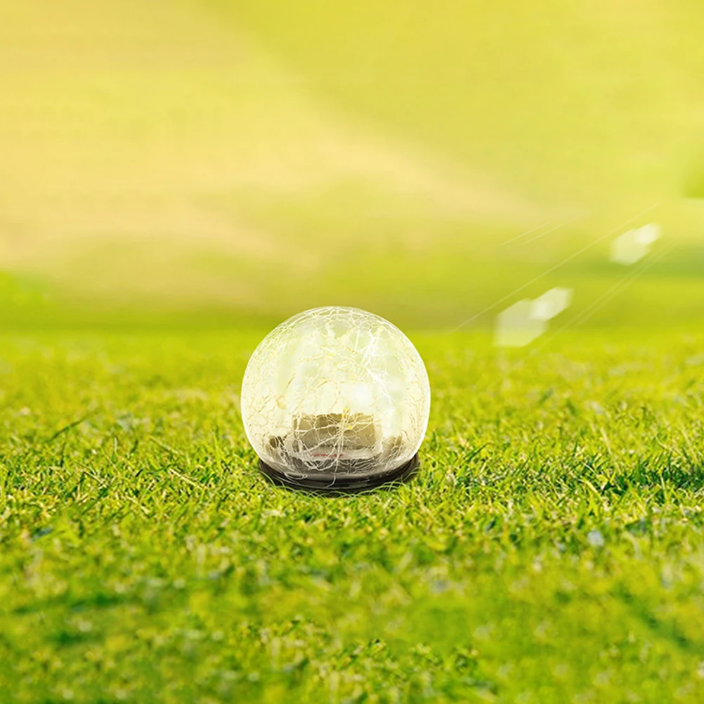 

Solar Cracked Ball Light Solar Ground Lights Garden Buried Lamp L Lighting Outdoor Decor Yard Patios Energy Saving Night