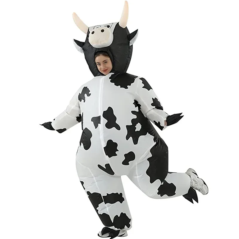 

Cow Inflatable Monster Costume Scary Blow Up Cosplay Inflatable Costume For Adult Halloween Christmas Party Festival Stage