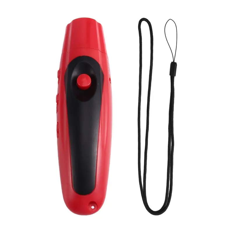 B48B-Three-Pitched Decibel Electronic Whistle Rechargeable Referee Coach Pigeon Training Survival Anti-Wolf Red