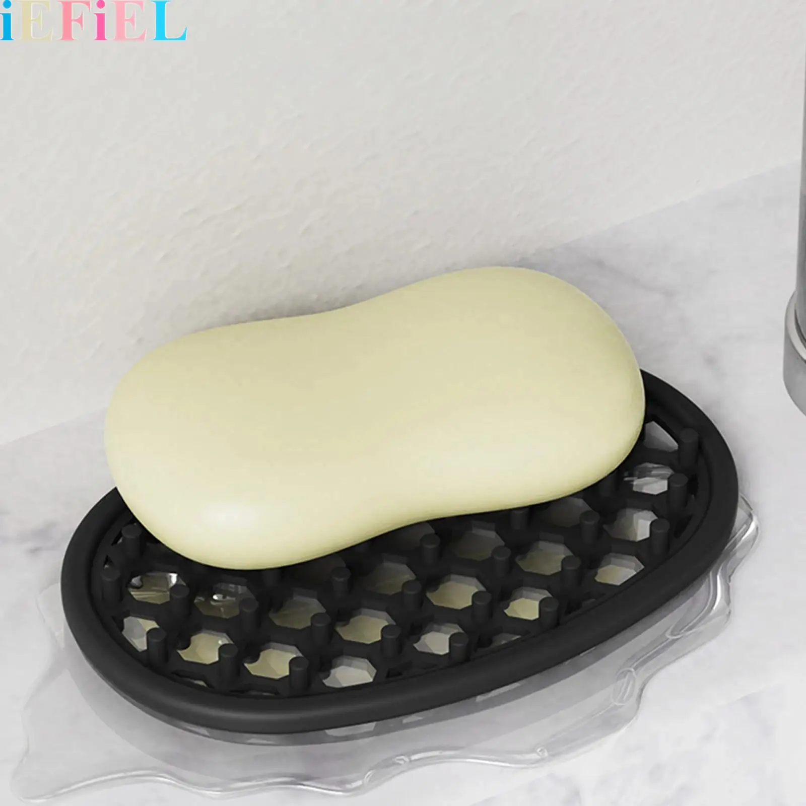 

Plastic Soap Holder Portable Soap Dishes Holder Simple Clear Plastic Oval Bath Soap Rack Tray For Bathroom Kitchen Accessories