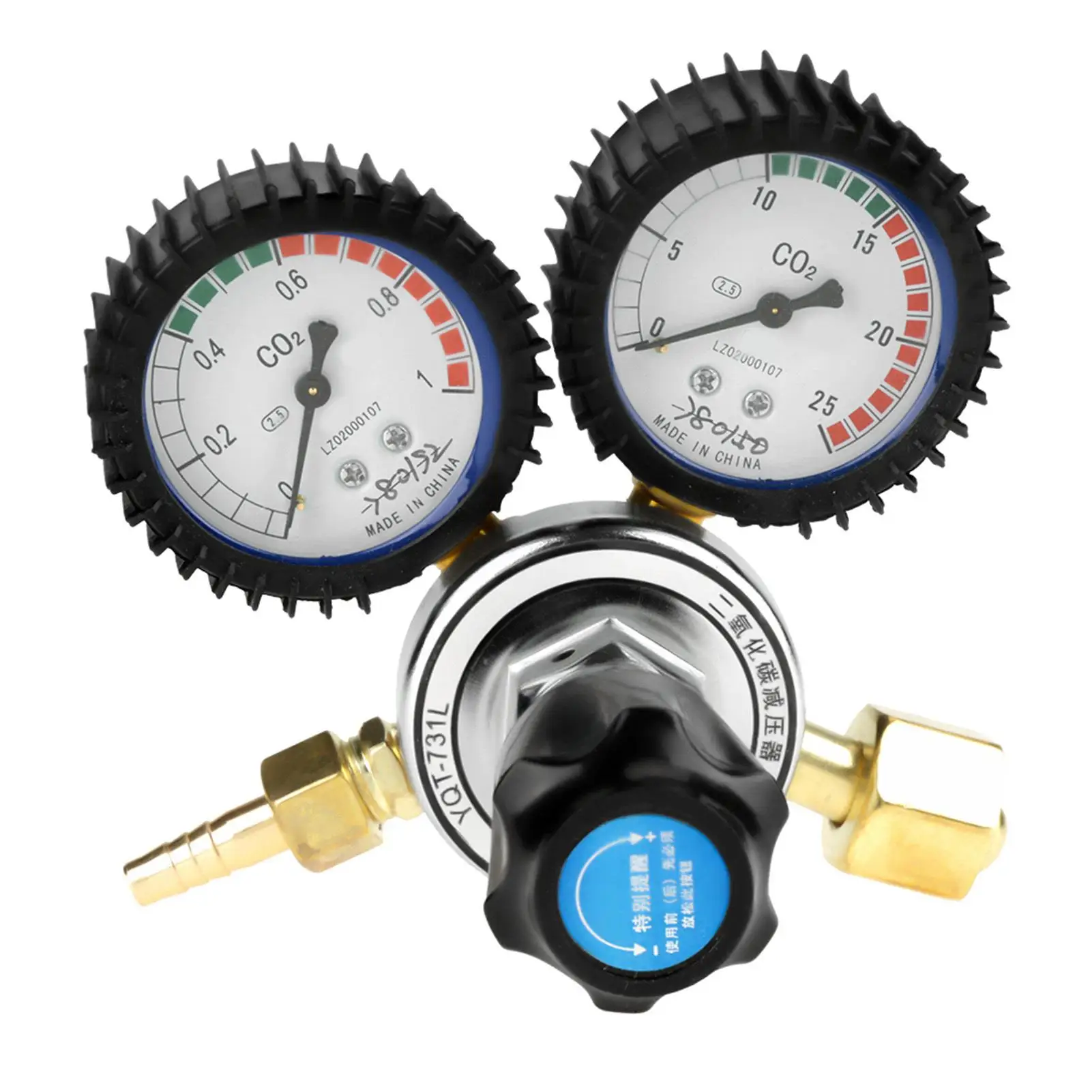 CO2 Welding Regulator G5/8 Pressure Reducer for Gas Bottle - Carbon Dioxide  Tool