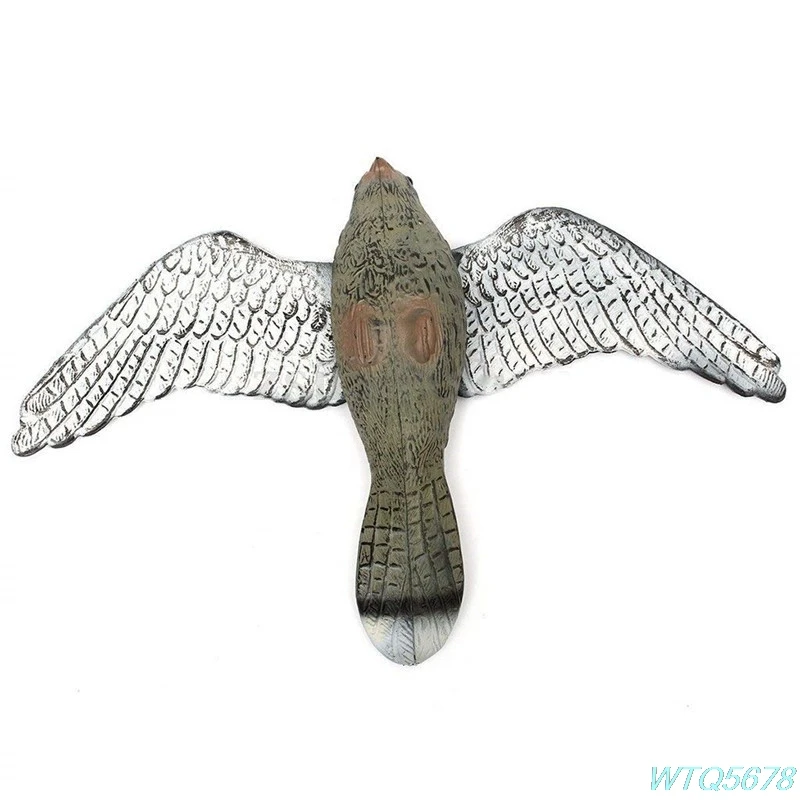 1pc Simulation Of Plastic Animals Flying Bird Hawk Pigeon Model Hunting Decoy Pest Control Garden Decorative Ornaments