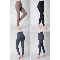 Men Women Thermal Underwear Long Johns Wool Pants Thicken Keep Warm Bottom Pants Solid Soft Nightwear Super Elasticity Sleepwear