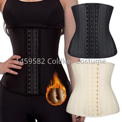 25 Steel Bone Rubber Waist Trainer Cincher Corset Belly Slimming Loss Girdle Fajas Reductoras Y Modeladoras Mujer Colombianas