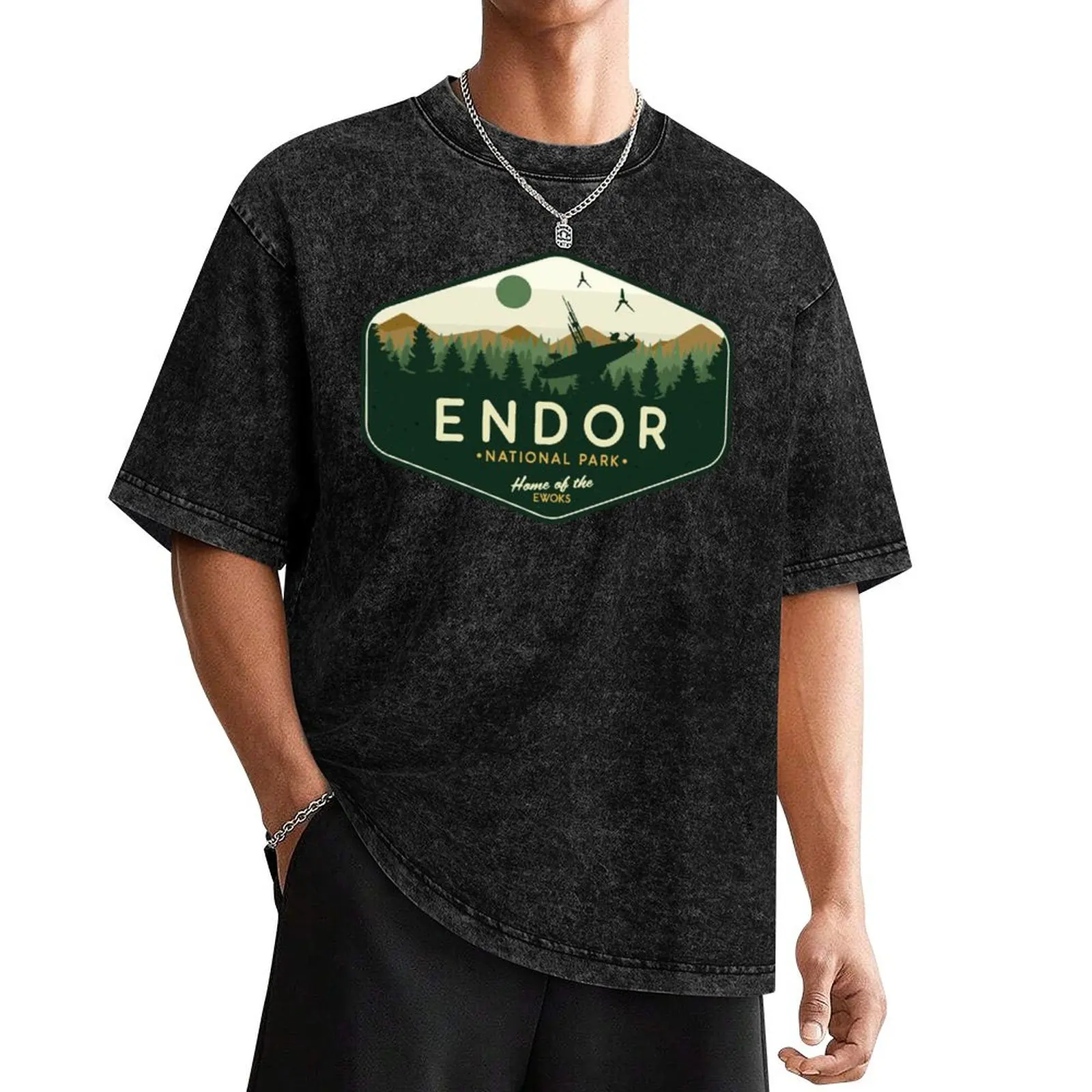 

Endor National Park Home of the Ewoks T-Shirt heavyweights aesthetic clothes graphic t shirts customizeds mens designer clothes