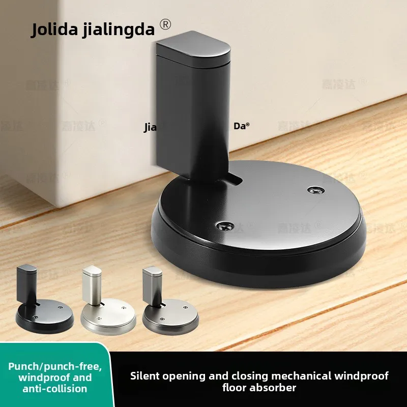 Upgraded Heavy Duty Strong Magnetic No Drill Invisible Windproof Anti Collision Door Stopper for Bedroom and Bathroom Use