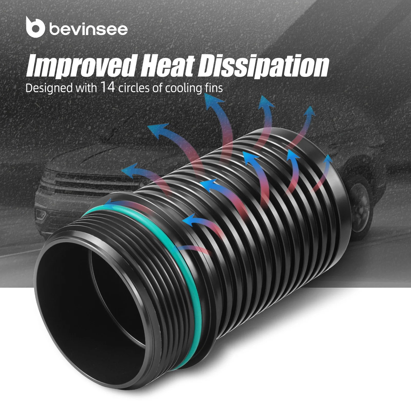 BEVINSEE caixa do filtro de óleo da transmissão para audi rs3 s3 8v ttrs, para vw golf 7 gti/r para golf 8 gti para arteon, substituir 0bh325159