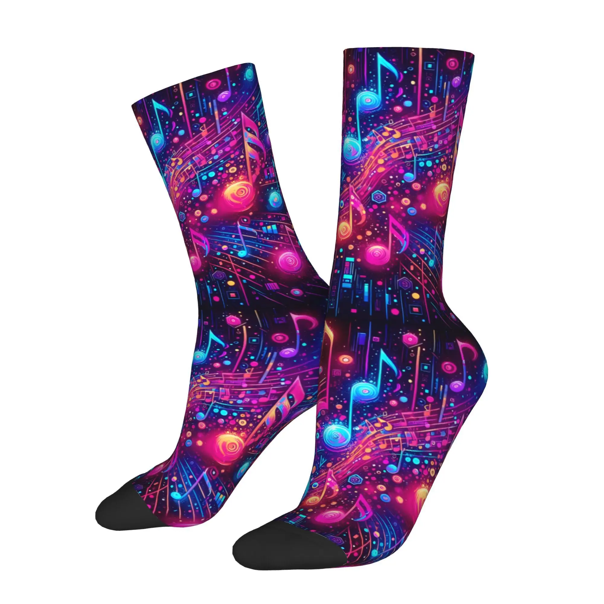

Guitar Music Sock Printed Man Polyester