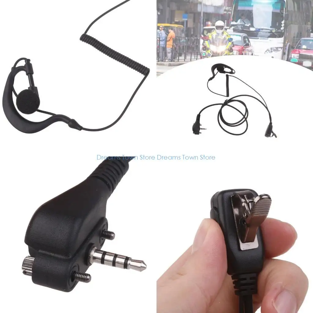 

HX6A Earpiece Headset with PTT Micfor VX-261 VX-298 VX-300 VX-350 VX-400 VX-410 VX-10