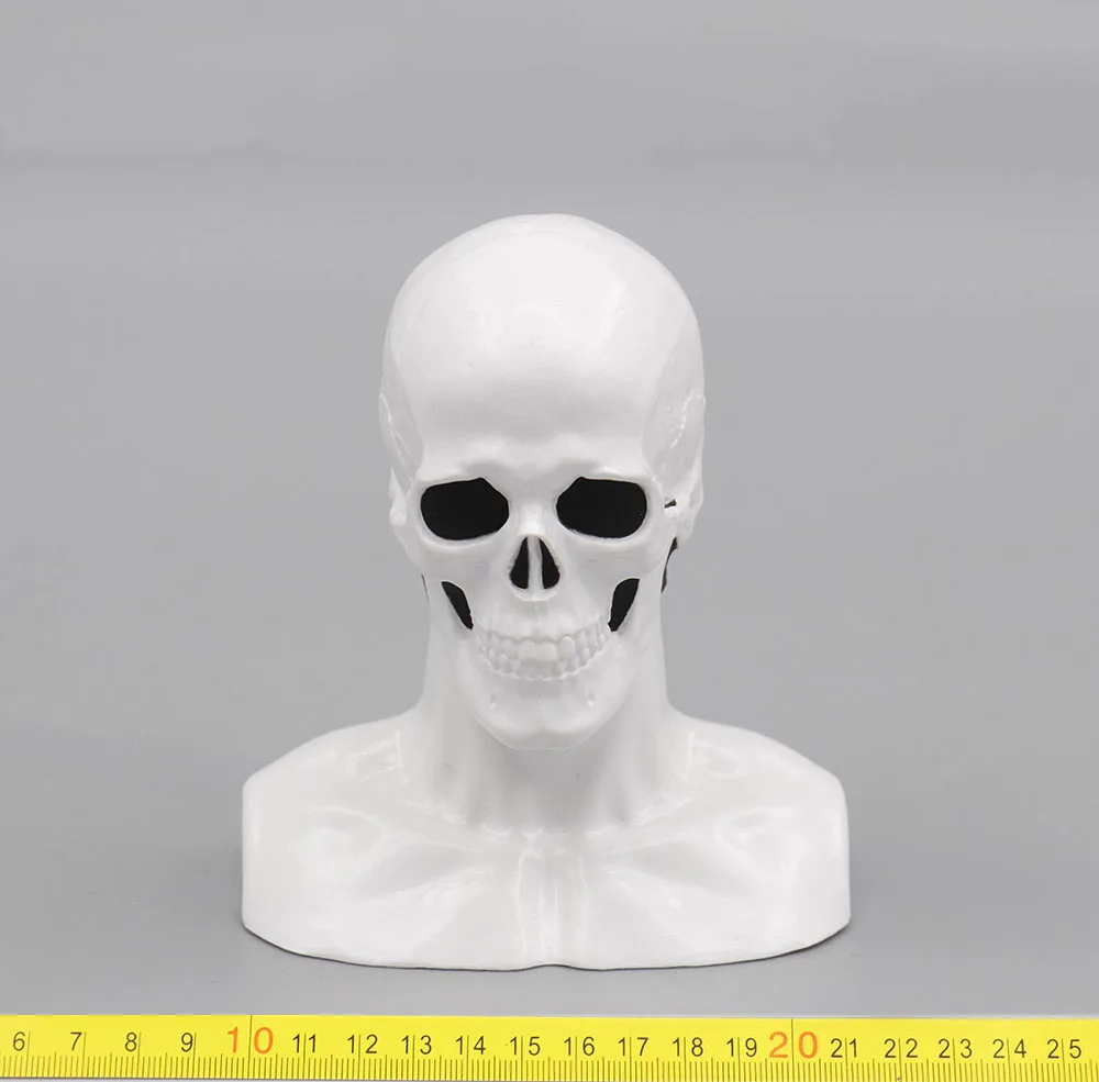 EASY&SIMPLE 1/6 ES HRT06MM HRT US. Soldier Male Head Sculpt Carving Skull Head Halloween Festivals Medals For 12" Doll Figure - Image 4