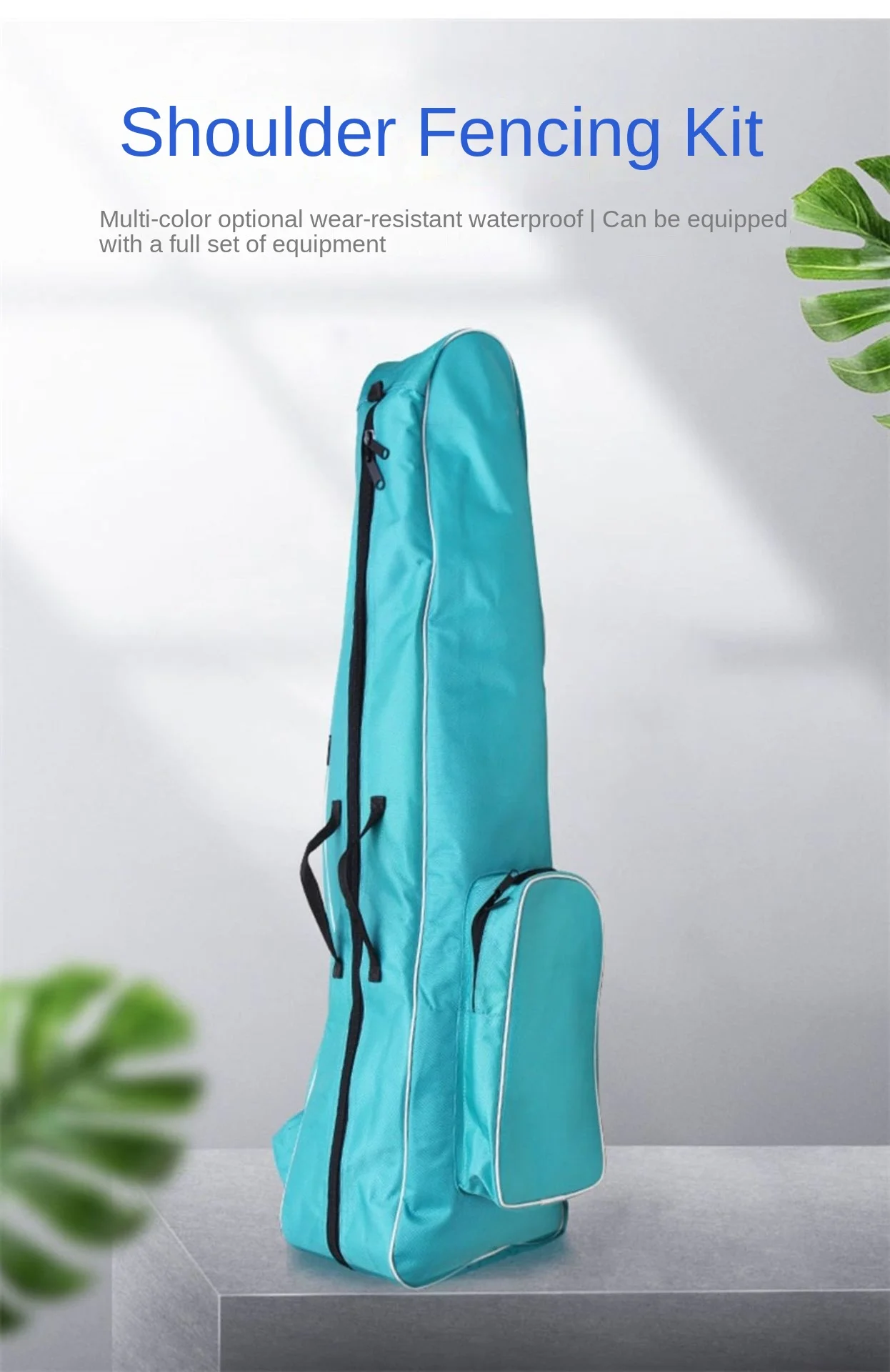 Bolso de esgrima para niños, bolso de esgrima con espalda cruzada, doble hombro, bolso de espada para niños, nuevo doble capa