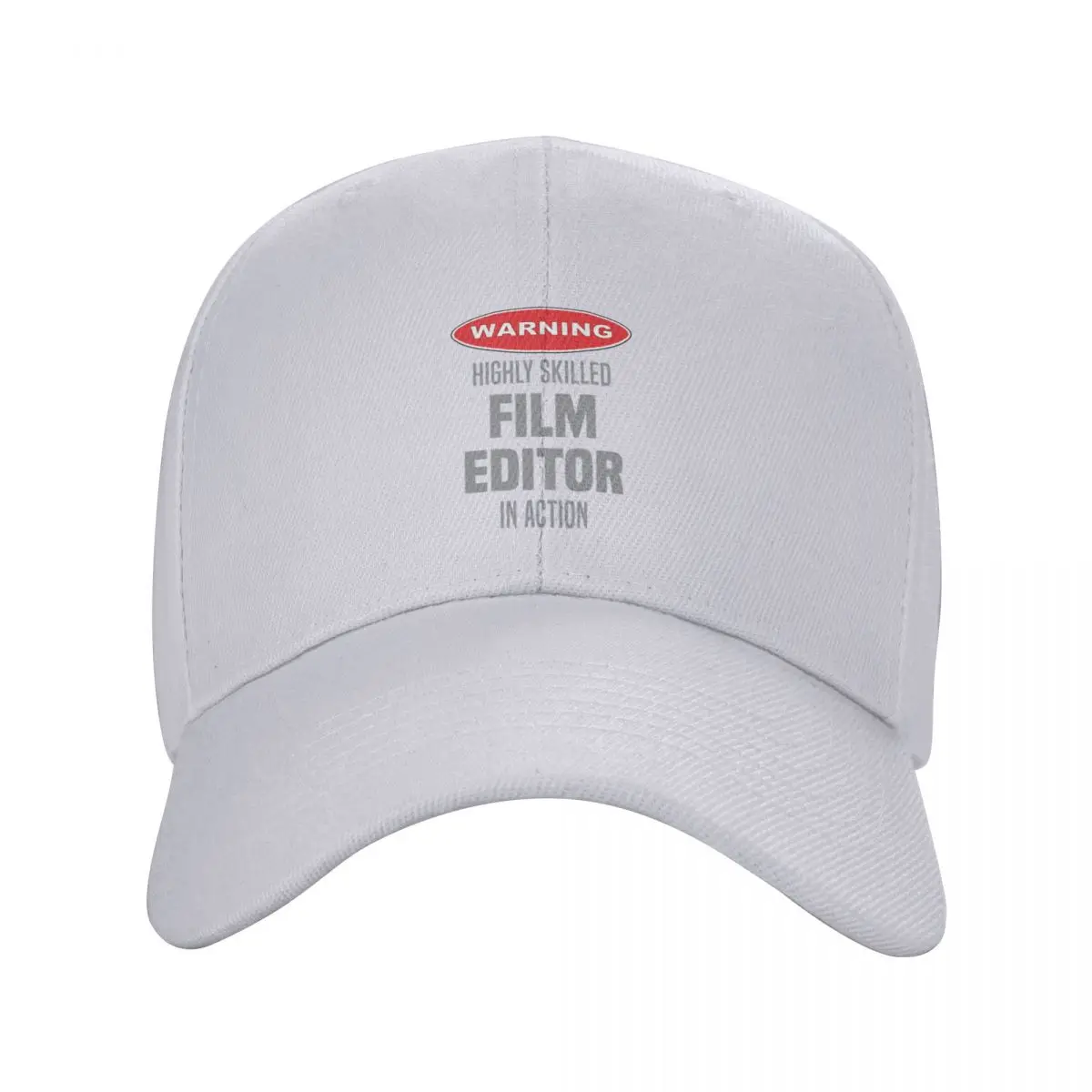 Highly Skilled Film Editor in Action Baseball Cap Anime hiking hat Woman Men's