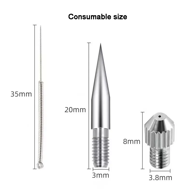 Agulhas Plasma para Spot Dark Mole e Removedor de Sarda, Agulha Estéril Cirúrgica, Substituir Agulhas, Rosto Skin Care Tool