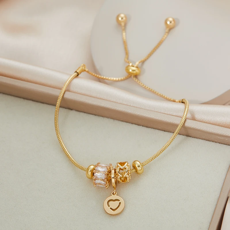 العصرية دائرة متشابكة اللون الذهبي سحر الإسورة للنساء الرجال شخصيا سوار حزب الفتيات رائعة اكسسوارات مجوهرات