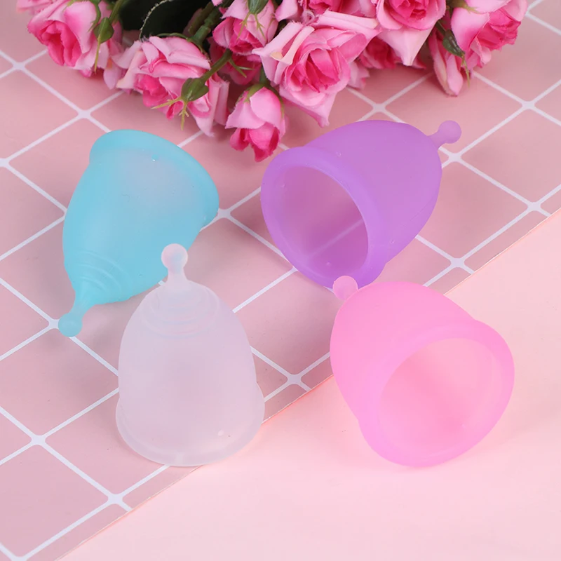 Menstrual cup medical grade soft silicone moon lady period hygiene reusable