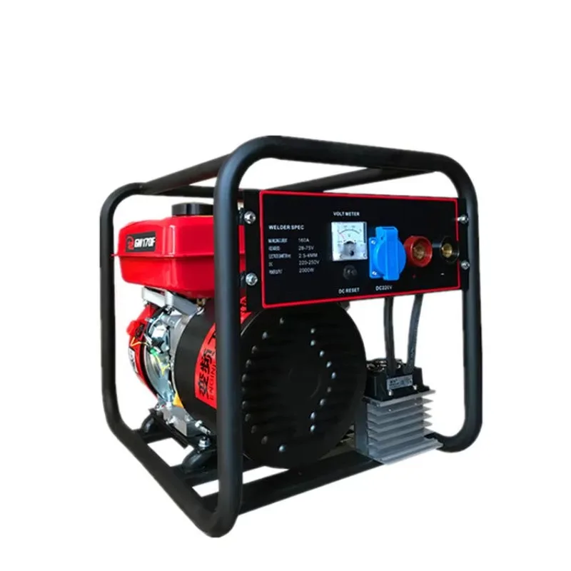 

Portable Dual-Use Outdoor Engine Manual Metal Arc Welder with Generator Mobile Portable Welding Machine