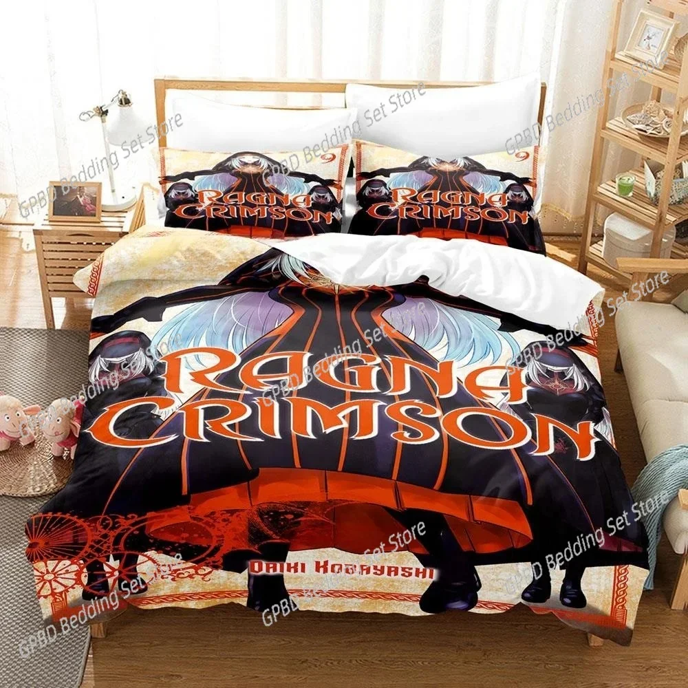 

Anime Ragna Crimson Bedding Set Single Twin Double Queen King Cal King Size Bed Linen Set