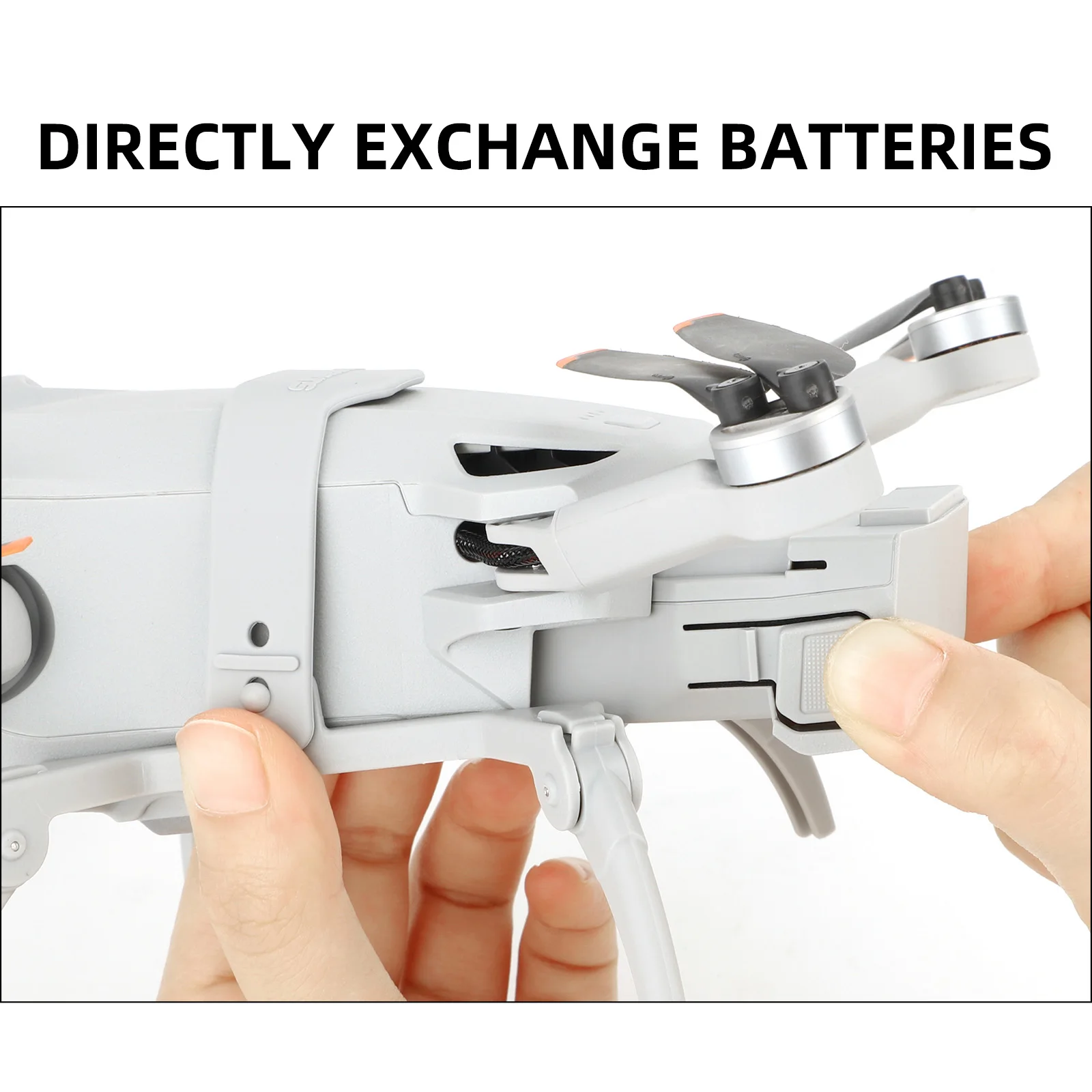 Foldable Landing Gear for DJI Mini 3 Pro Extensions Heightened Gears Support Leg Protector Stand for DJI Mini 3 Pro Accessories