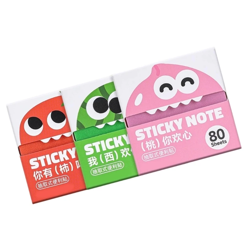 Page Marking Reminder Note Set with 80 Sheets for Journals and Files