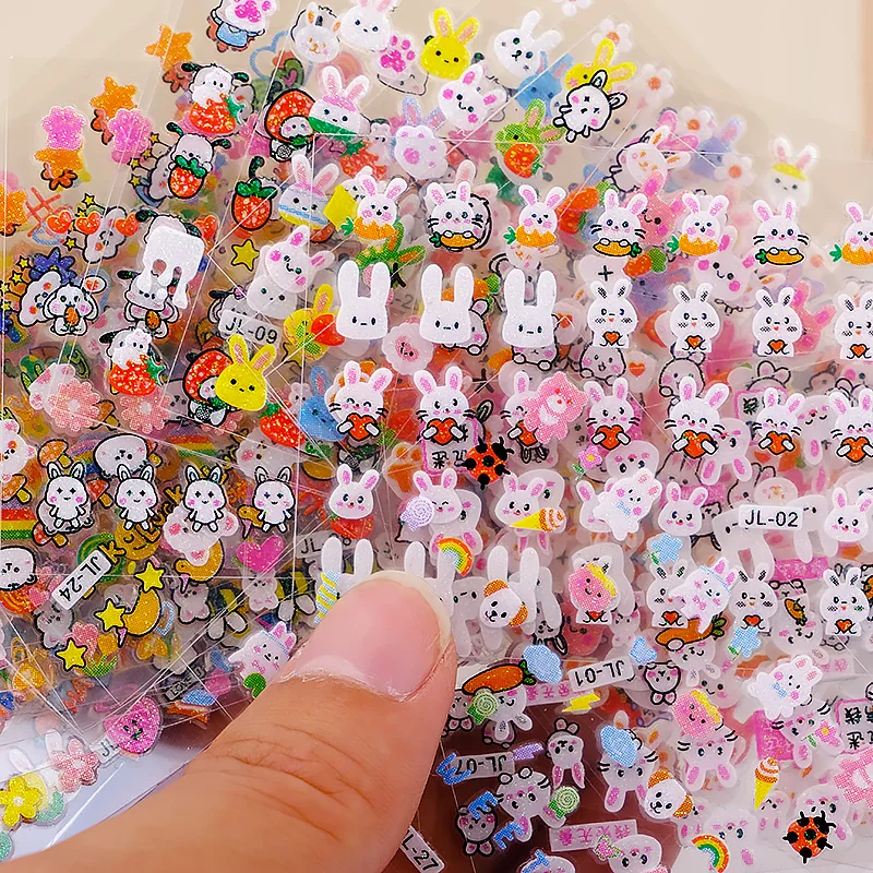 Children Cartoon Nail Stickers Baby Princess Waterproof Manicure Decals Kids