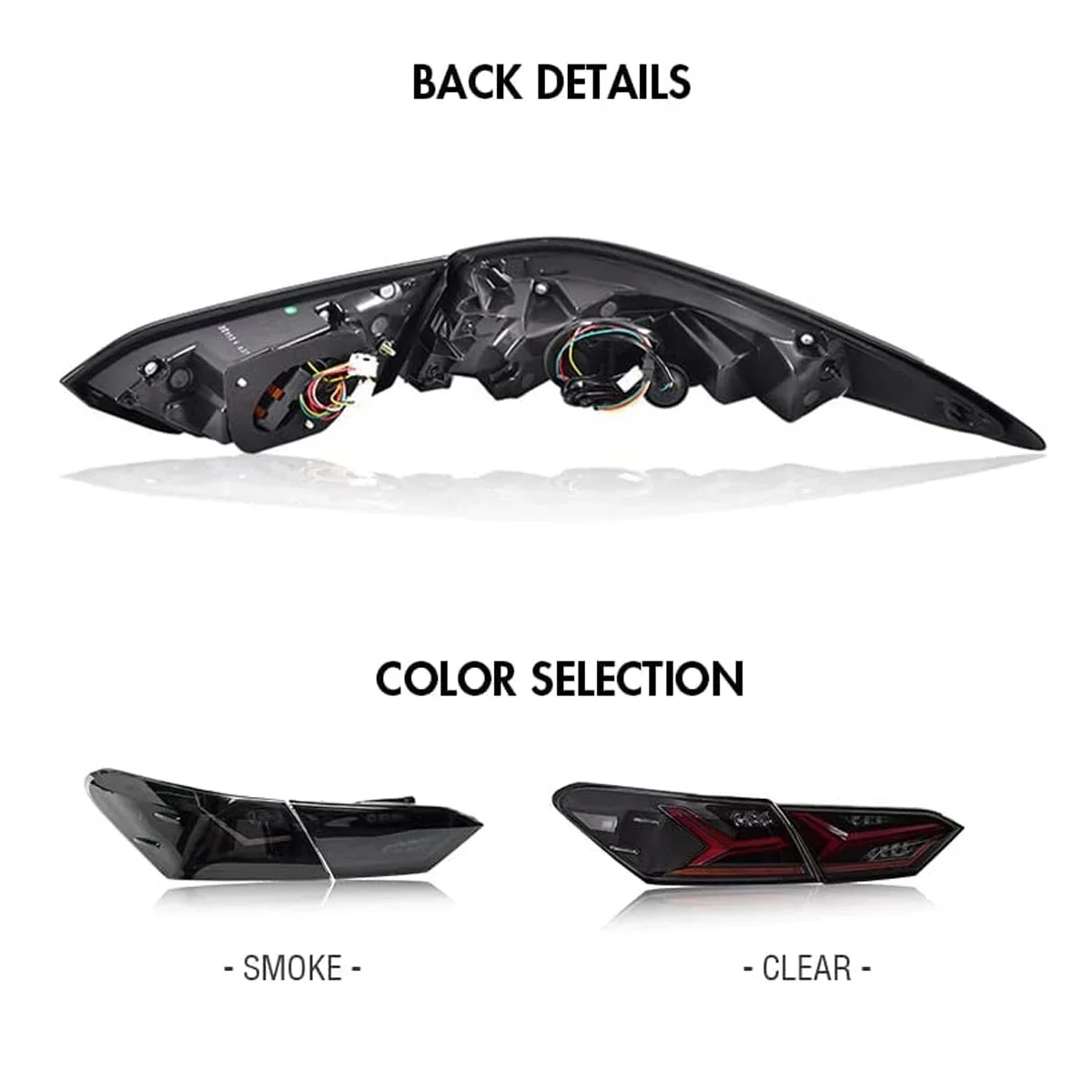 

New LED Tail Lights Assembly For Toyota Camry 8th Gen 2018-2022 Rear Taillights DRL Brake Tail Lamps Turn Signal