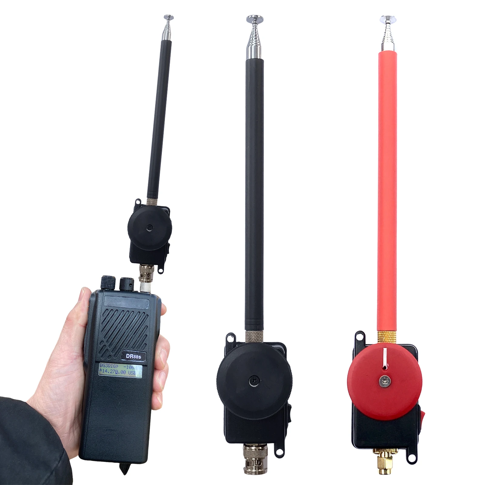 5-30MHz QRP Antenna Supports 5-14Mhz/14-30Mhz Portable GAWANT QRP Antenna with Extendable Rod for Communication