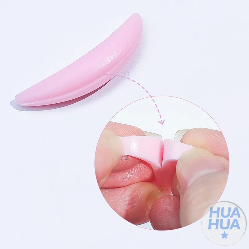 HUA HUA 5쌍 실리콘 만화 몬스터 재사용 가능 속눈썹 펌 롯드 래쉬 리프트 패드 리프팅 3D 메이크업 도구 액세서리