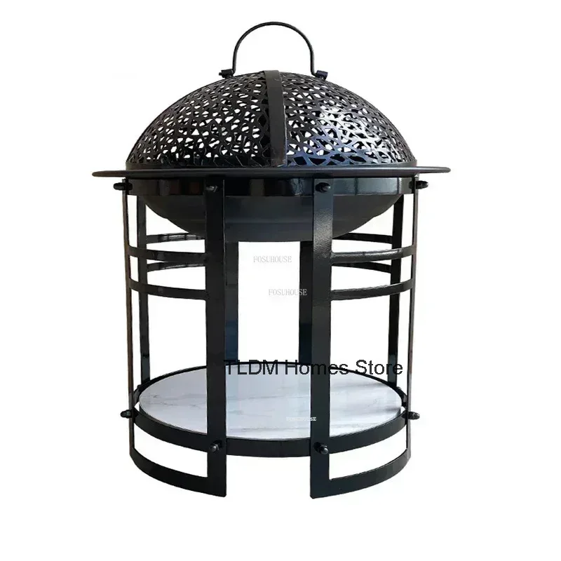 Home Heating Fire Pits Smokeless Carbon Stove Outdoor Grill Stand Camping Furnace European-style Modern Indoor Heating Brazier O