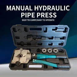 Manual Hydraulic Pipe Clamping Machine Repair Tools Hose Pipe Crimping Tool Air Conditioning System Pipeline Crimping Tool New