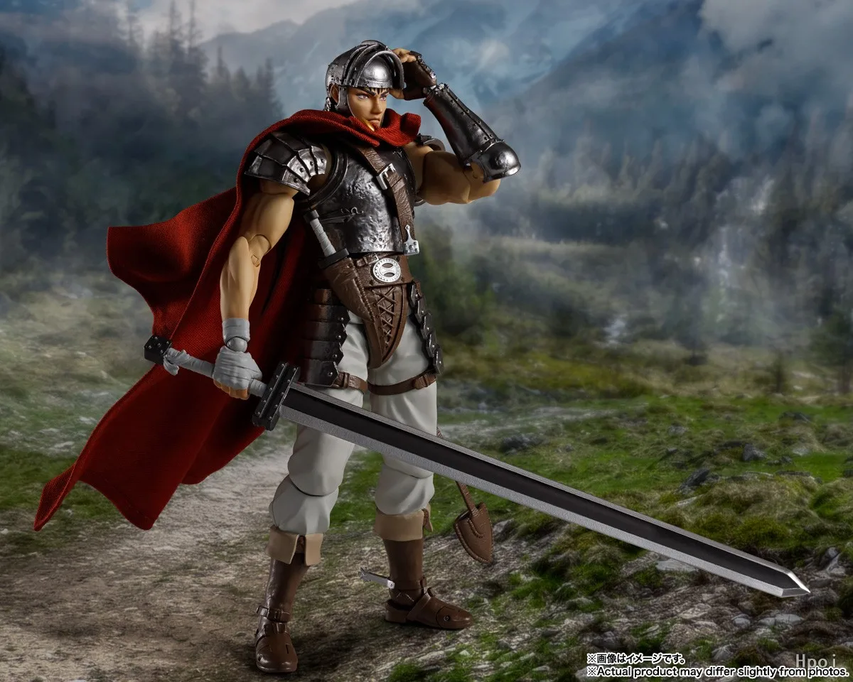 

Оригинальная аниме-фигурка Bandai Berserk Guts S.H. Фигурка фигурки SHF игрушки модель коллекционная кукла 16 см подарок на день рождения для отдыха