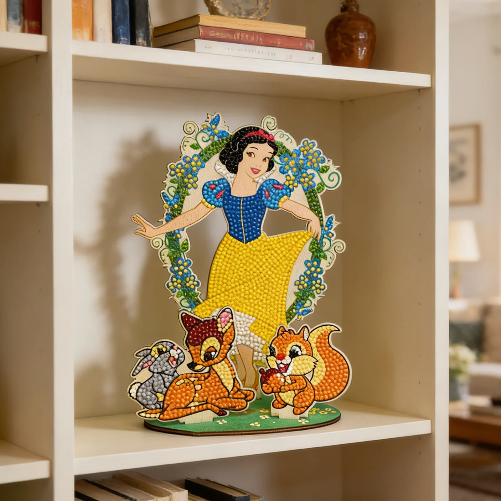 

Hot Selling 3D Cartoon Character Diamond Painting Kit, Wooden DIY Ornament Sign, Handmade Kids Gift & Home Decor