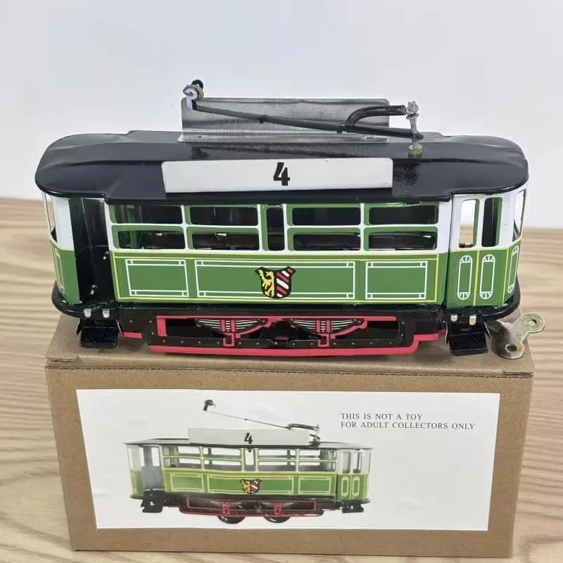 [Grappig] Collectie voor volwassenen Retro opwindspeelgoed Metaalblik De trolley Mechanische uurwerkfiguren model verjaardagscadeau voor kinderen