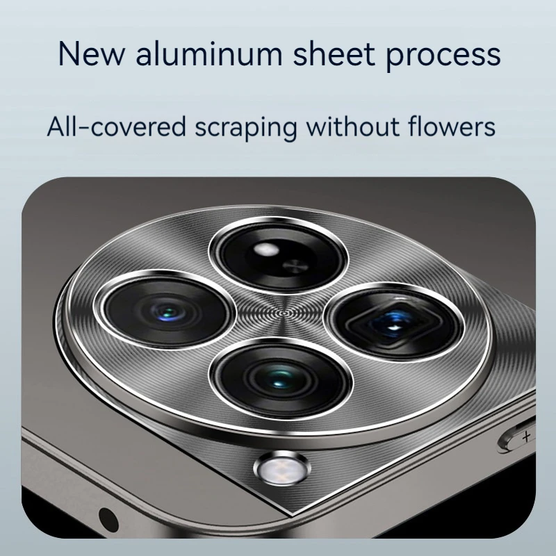 جراب حماية معدني شامل للكاميرا ، لـ OnePlus 12 13 ACE3 ACE2 ACE3V ACE3Pro مضاد للسقوط جراب هاتف مصنفر رقيق للغاية