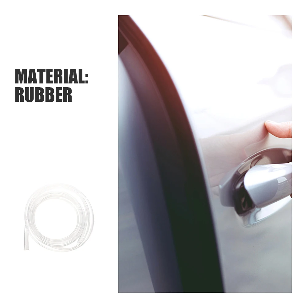 

6 Meter Car Door Seal Strip Auto Sealing Edge Guard Protector Rubber Noise Reduction Scratch Resistant Adjustable Fit For All