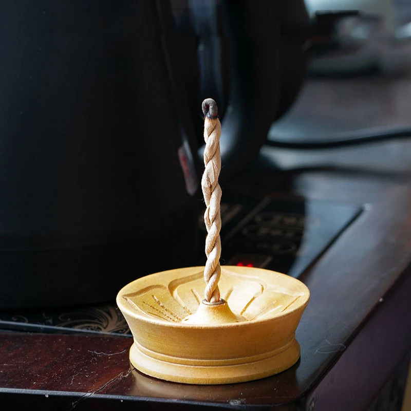 عطر حبل الهيمالايا مصنوع يدويًا ، حكيم وسابا مع البتشولي والأرز ، علاج بالروائح العطرية ، عطر الحبل ، 40 يبلغ