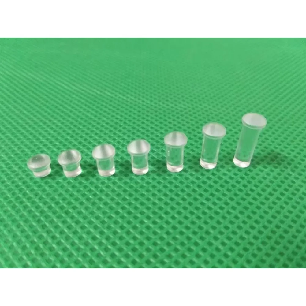 100PC 4MM Clear color Round LIGHT PIPE PNL MNT 6MM-8.9MM LONG FOR 4MM Led Dio LED Tube Lampsha Replace PLP5-2
