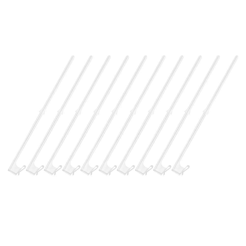 

12 Pcs Car Window Flagpole Holder Clip Designed Rod Plastic Tool Flags Vehicle Supply Outdoor Travel Adjustable Direction