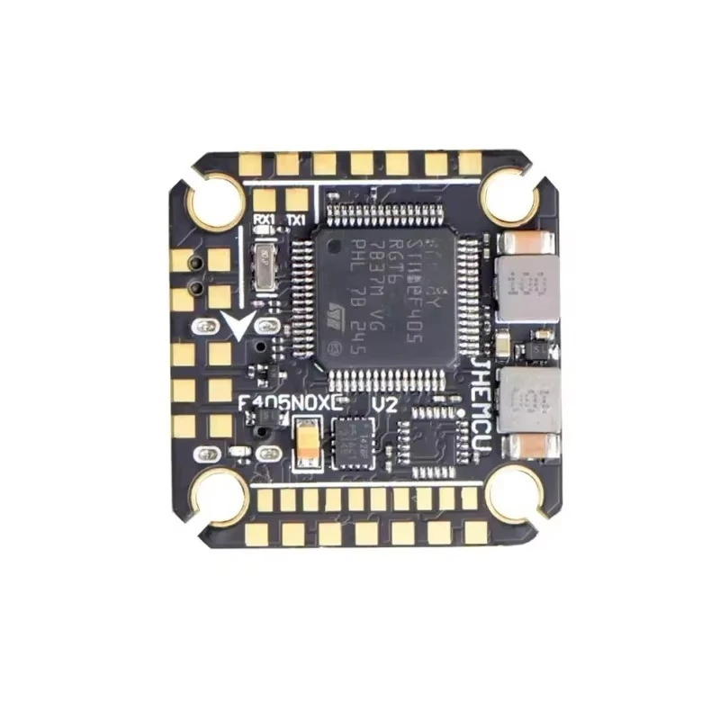 1pcs JHEMCU F405 NOXE V2 Flight Controller Baro OSD 16MB BlackBox 5V 10V Dual BEC 20X20mm 3-6S LIPO for RC FPV Freestyle Drone