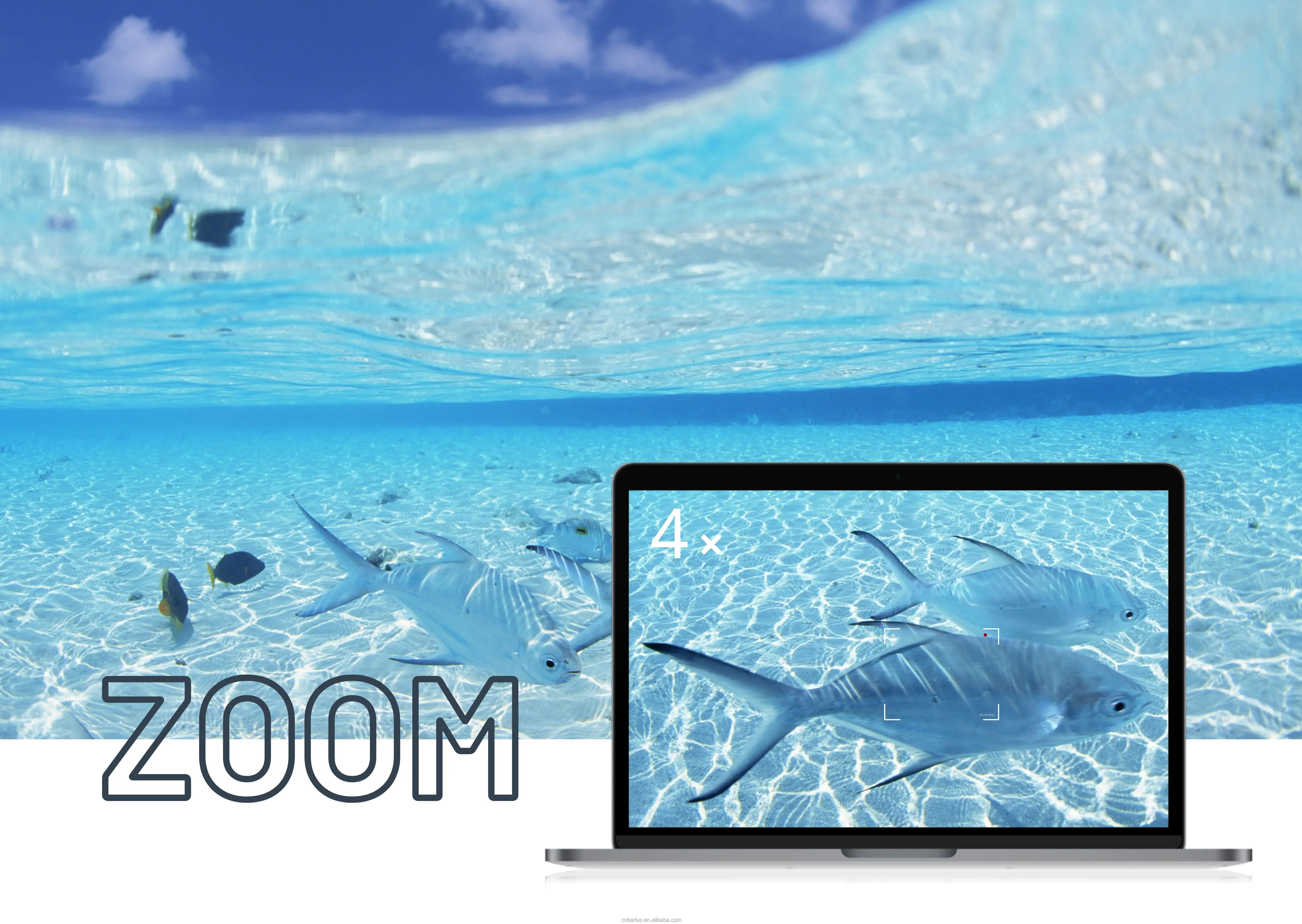 2026 Electric zoom high-definition underwater network camera for monitoring and underwater fishing