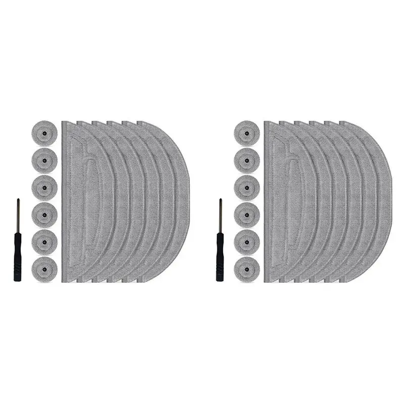 12X Mop Pads For Ro…