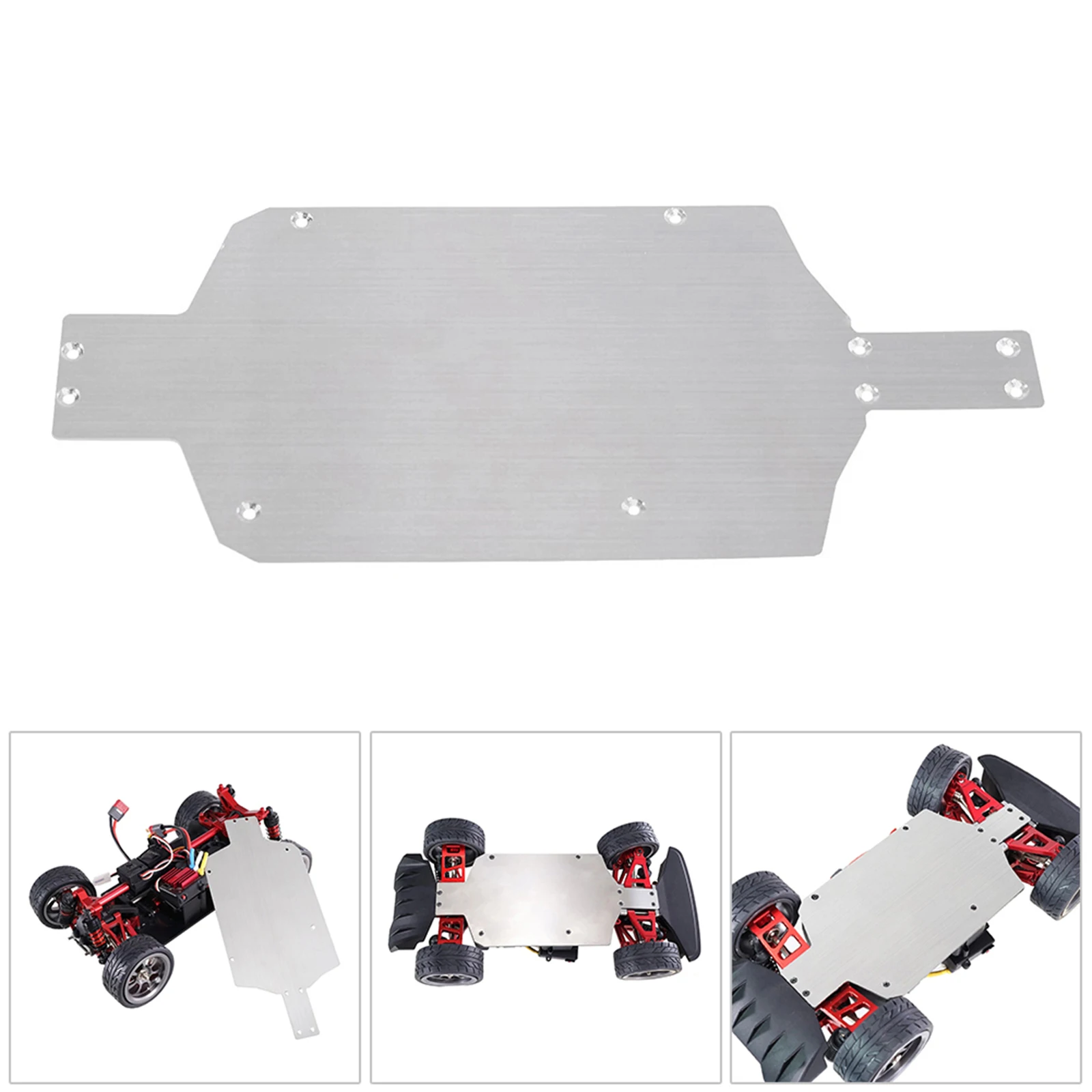 

Steel Skid Plate Chassis For MJX Hyper go 1/14 14301 14302 14303 RC Car Frame