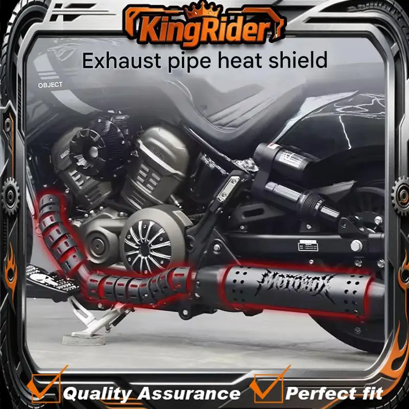 

【Supreme quality】Exhaust Heat Shield Cover for BENDA ROCK 707 Stainless Steel Anti-Scald Protector Modified Parts