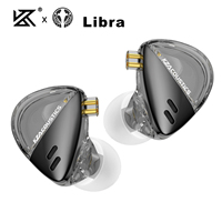 KZ X Angelears-Libra Ultra-Wide Frequency Dynamic HiFi In-Ear Earphone IEMs Monitor With 0.75 Replaceable cable PK EDX PRO