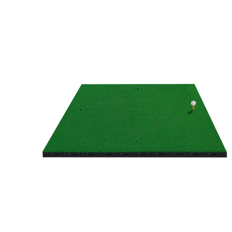 

Nylon grass 3D golf mat practice hitting ball machine