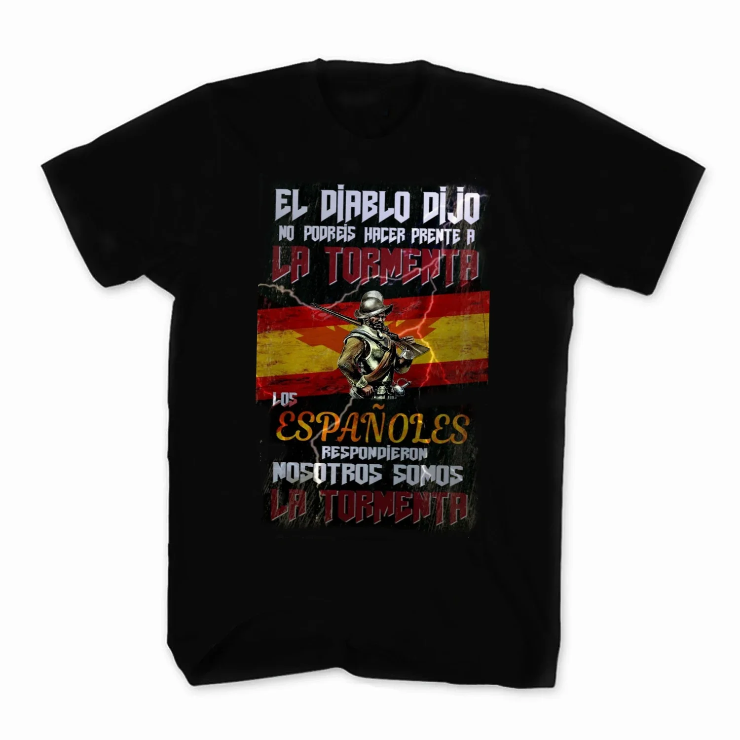 Spain Tercios Storm T Shirt. New 100% Cotton Short Sleeve O-Neck T-shirt Casual Mens Top
